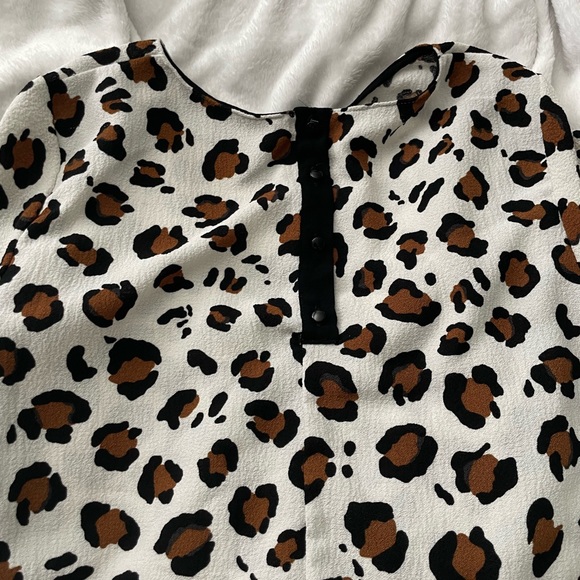 Zara Leopard Blouse - Picture 2 of 4